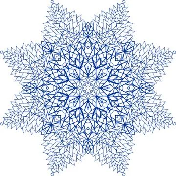 Colorful abstract mandala Illustrazione stock
