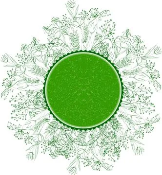 Colorful abstract mandala Illustrazione stock