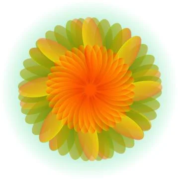 Colorful abstract mandala Stock Illustration