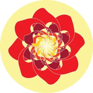 Colorful abstract mandala Stock Illustration