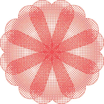 Colorful abstract mandala Stock Illustration