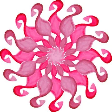 Colorful abstract mandala Stock Illustration