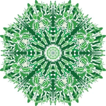 Colorful abstract mandala Stock Illustration