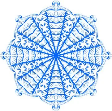 Colorful abstract mandala Stock Illustration