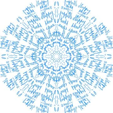 Colorful abstract mandala Stock Illustration