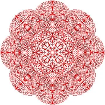 Colorful abstract mandala Stock Illustration