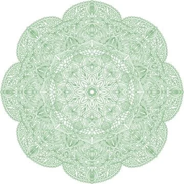 Colorful abstract mandala Illustrazione stock