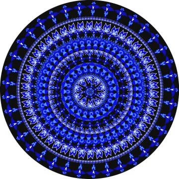 Colorful abstract mandala Stock Illustration