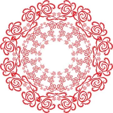 Colorful abstract mandala Illustrazione stock