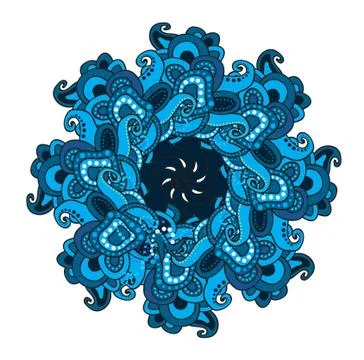Colorful abstract mandala Stock Illustration
