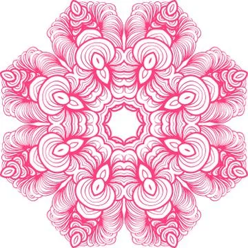 Colorful abstract mandala Stock Illustration