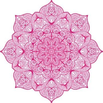 Colorful abstract mandala Stock Illustration