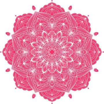 Colorful abstract mandala Illustrazione stock