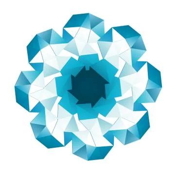 Colorful abstract mandala Illustrazione stock