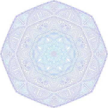 Colorful abstract mandala Stock Illustration