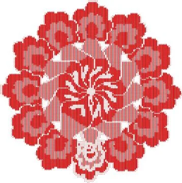Colorful abstract mandala Stock Illustration