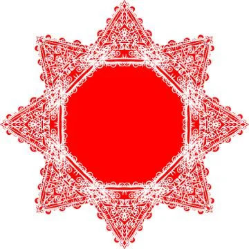 Colorful abstract mandala Illustrazione stock