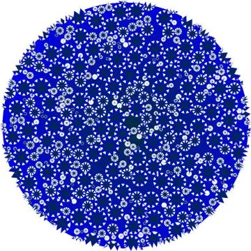 Colorful abstract mandala Illustrazione stock
