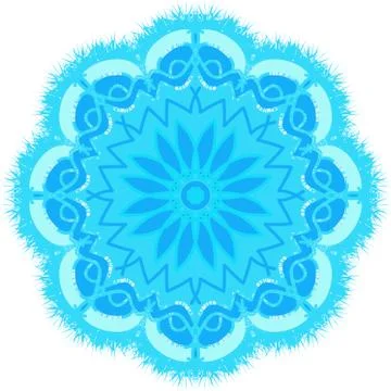 Colorful abstract mandala Illustrazione stock