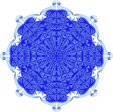 Colorful abstract mandala Stock Illustration