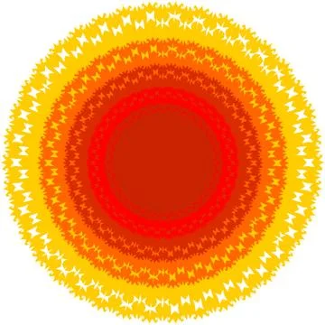 Colorful abstract mandala Stock Illustration