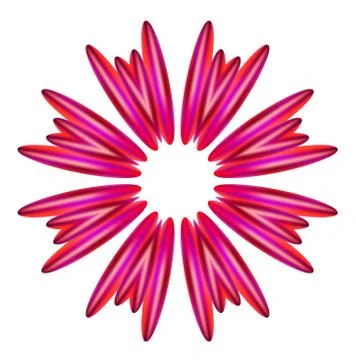 Colorful abstract mandala Illustrazione stock