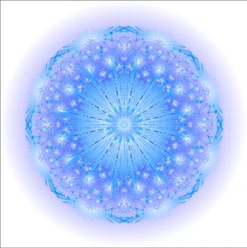 Colorful abstract mandala Illustrazione stock