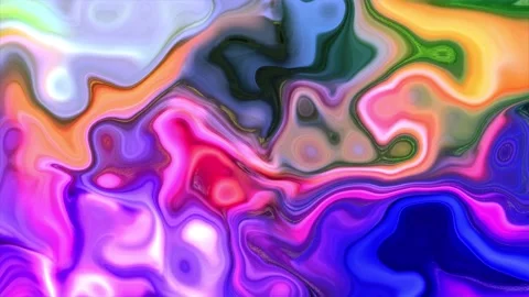 Colorful Abstract Marble Texture Liquid Animated Background graphics motion Stock Footage 195105557