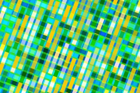 Colorful abstract mosaic pattern with bright lines and squares Stock Illustration