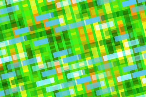 Colorful abstract mosaic pattern with bright geometric shapes Stock Illustration