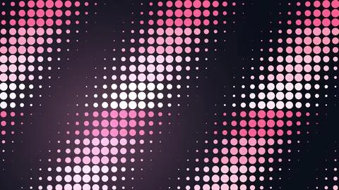Colorful abstract mosaic pattern with dots and lines Stock Illustration