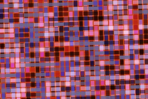 Colorful abstract mosaic pattern with pink purple and red shades Stock Photos