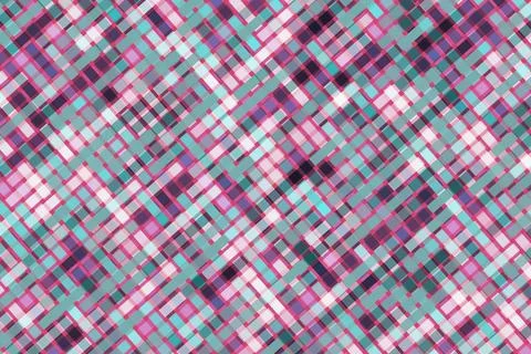 Colorful abstract mosaic pattern with pink green and purple shades Stock Photos