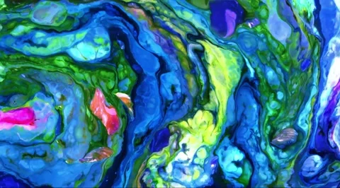 Colorful Abstract Motion 4K 库存影片 194008929