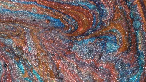 Colorful abstract moving background from liquid paints Stock Footage 125979766