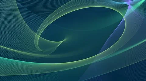 Colorful Abstract Network Wave Background. Stock Illustration