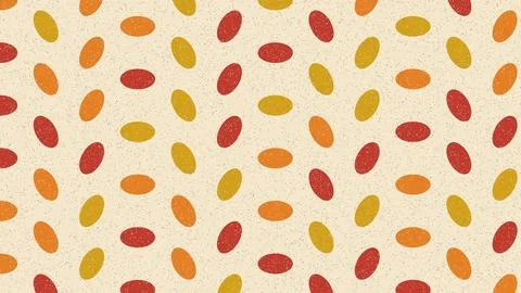 Colorful abstract oval pattern design on transparent background Stock Illustration