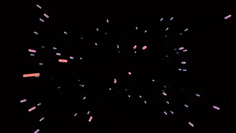 Colorful Abstract Paint Splatters Explosion Background for Dynamic Digital .. Stock Footage 341055217
