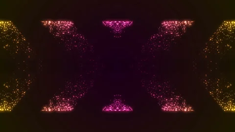 Colorful Abstract Particles Background Stock Footage 201008933