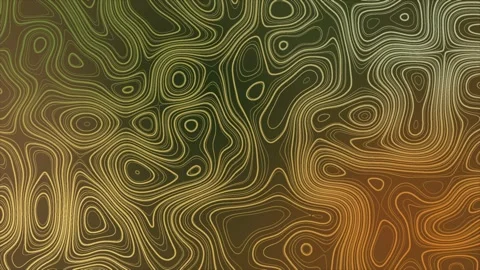 Colorful abstract pattern with animation of morphing line as topographic map Video stock 243416931