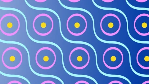 A colorful abstract pattern background loop. Stock-Footage 278514318