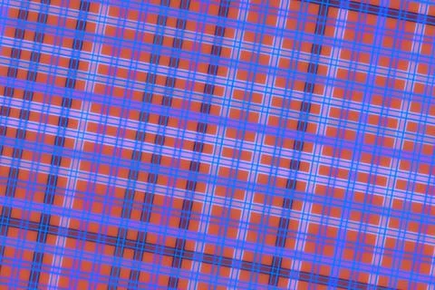 Colorful abstract pattern with blue and orange squares Stock Photos