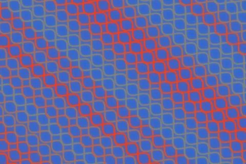 Colorful abstract pattern with blue and red geometric shapes Stock Photos