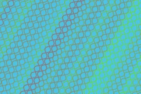 Colorful abstract pattern with blue green shades and lines 库存插图
