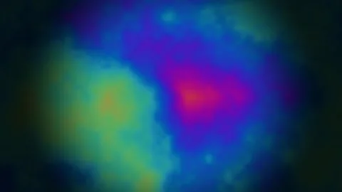 Colorful abstract pattern with bright hues and blurred Video stock 338189314