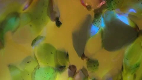 Colorful abstract pattern with bright light reflections in motion Stock Footage 321038446