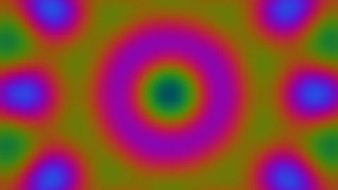 Colorful abstract pattern with circles and swirls in motion Stock Footage 338277350