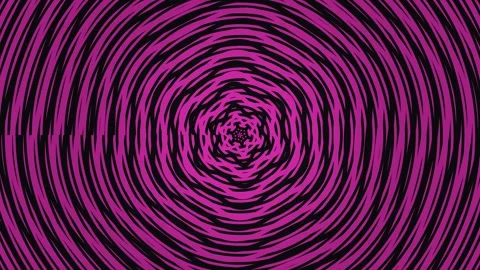 Colorful abstract pattern with concentric circles in pink Stock Footage 339475607