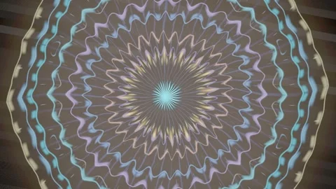 Colorful abstract pattern with concentric shapes and lines Stock Footage 337388922