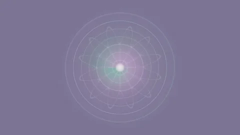 Colorful abstract pattern creating a geometric design with soft light Stock Footage 337384886